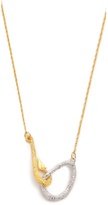 Thumbnail for your product : Alexis Bittar Crystal Encrusted Fish Hook Necklace