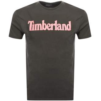 Timberland Logo T Shirt Khaki