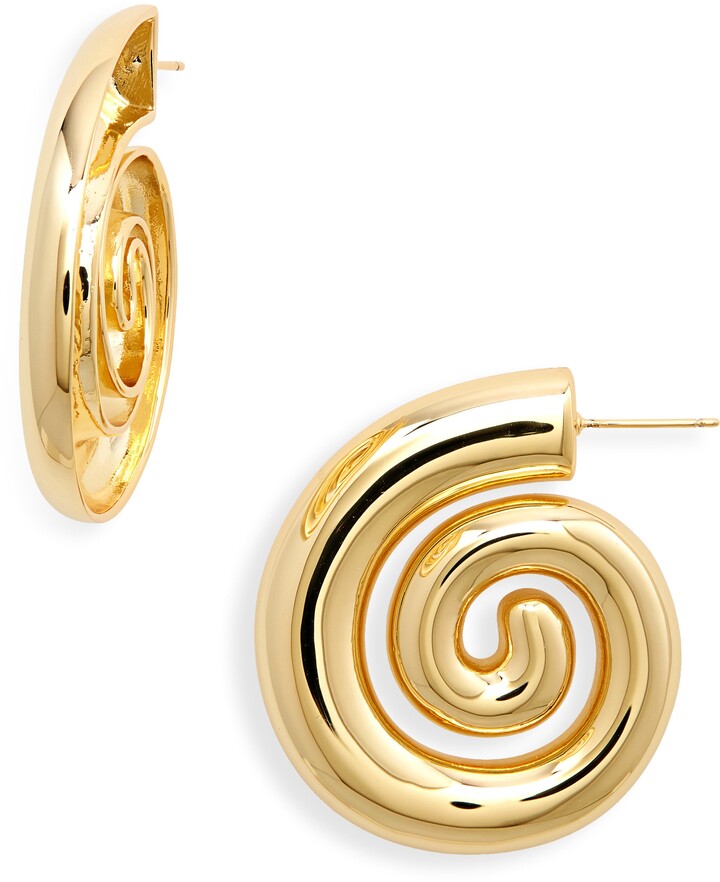 Spiral Earrings | Shop the world's largest collection of fashion 