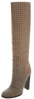 Thumbnail for your product : Celine Houndstooth Knee-High Boots