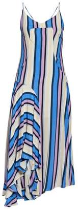 ASTR the Label Ellen Directional Stripe Handkerchief Hem Dress