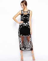 Thumbnail for your product : ASOS Premium Embroidered Midi Dress