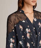 Thumbnail for your product : AllSaints Laya Meadow Silk Dress
