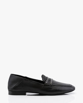 Thumbnail for your product : Le Château Studded Leather Collapsible Back Loafer