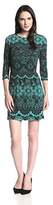 Thumbnail for your product : Donna Morgan Women's Three-Quarter-Sleeve Printed Shift Dress