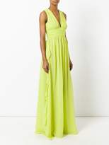 Thumbnail for your product : MSGM chiffon ruffle-detail gown