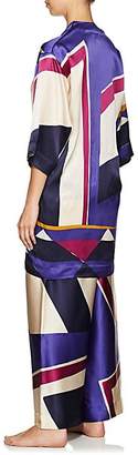 Eres Women's Artwork Atelier Silk Pants - 00713-Multicolore Addict
