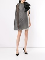 Thumbnail for your product : Paule Ka Sheer Overlay Dress