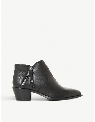 Bertie Peonies leather ankle boots