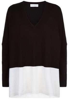 Amanda Wakeley Monochrome Cashmere Sweater