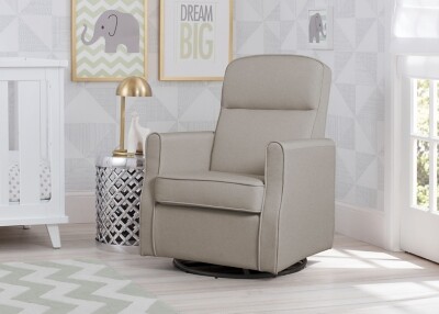 Delta Children Blair Slim Nursery Glider Swivel Rocker Chair