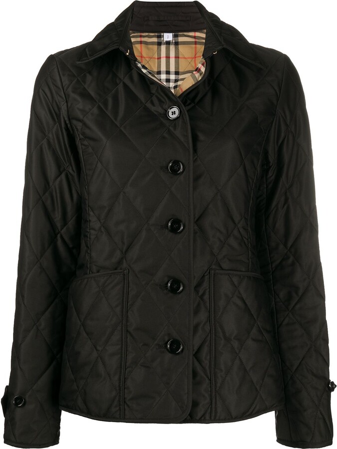 Burberry Diamond Quilted Thermoregulated Jacket - ShopStyle Down ...