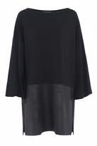 Thumbnail for your product : French Connection Inez Jersey 3/4 Sleeves Slash Neck Tunic Dress