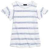 Thumbnail for your product : Rails Girls' Allie Striped Cold-Shoulder Tee - Little Kid, Big Kid