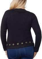 Thumbnail for your product : Belldini Grommet-Trimmed Zip Jacket