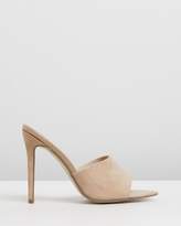 Thumbnail for your product : Missguided Peep Toe Mules