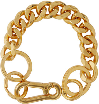 Martine Ali SSENSE Exclusive Gold Cuban Link Bracelet