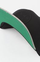 Thumbnail for your product : Brixton Wheeler Black & Gray Snapback Hat