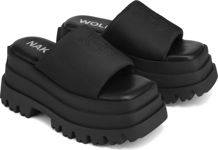 NAKED WOLFE Delicious Platform Slide Sandal - ShopStyle