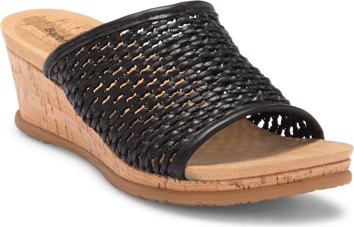 Bare Traps Flossy Woven Wedge Sandal - Wide Width Available