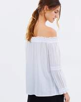 Thumbnail for your product : White Suede Kiev Top