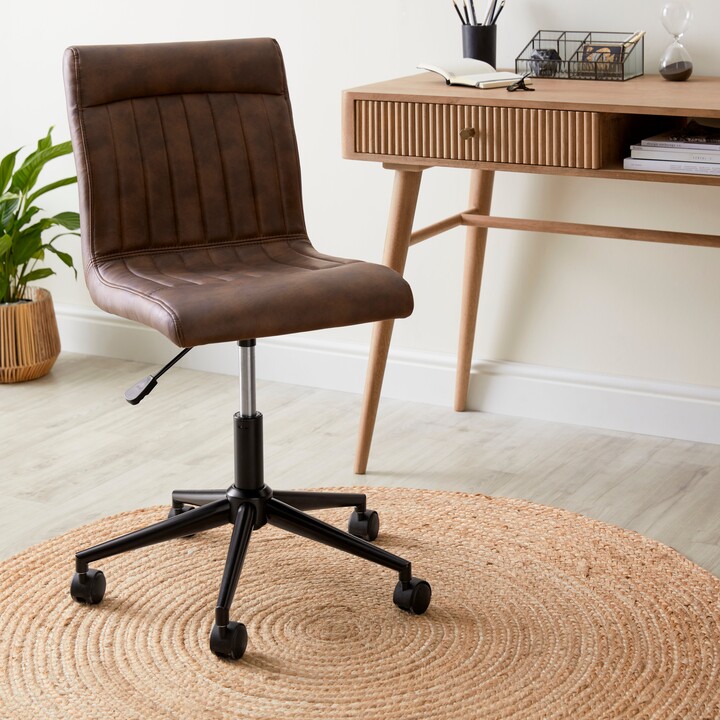 Dunelm Felix Office Chair Brown ShopStyle