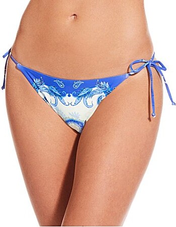 Gianni Bini Paisley Tie Side Swim Bottom
