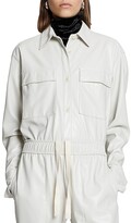 Thumbnail for your product : Proenza Schouler White Label Faux Leather Shirt