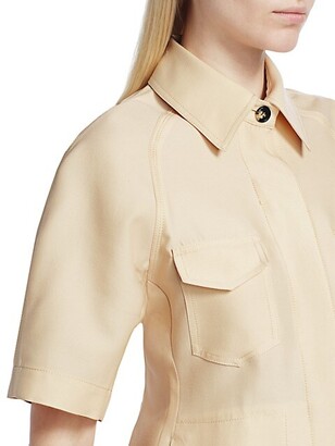 LVIR Wool Silk Half-Sleeve Jacket