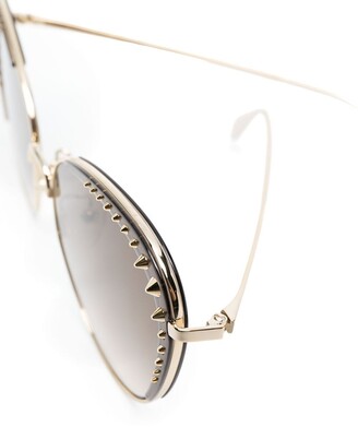 Alexander McQueen Sunglasses Round-Frame Sunglasses