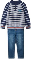 Thumbnail for your product : Hatley Little Boy's & Boy's Kid's Elk Stripes Mockneck Sweater