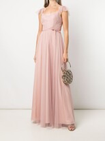 Thumbnail for your product : Marchesa Notte Bridal Frascati cap-sleeve bridesmaid gown