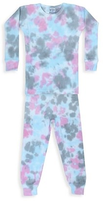 baby steps tie dye pajamas
