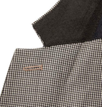 Paul Smith Grey Soho Slim-fit Houndstooth Wool Suit Jacket - Gray