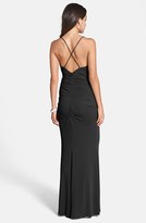 Thumbnail for your product : Nicole Miller Pleated Matte Jersey Gown