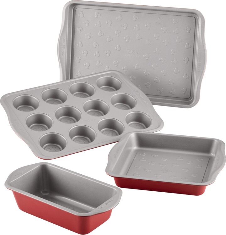 Farberware Bake with Mickey Mouse 4-Piece Nonstick Bakeware Set
