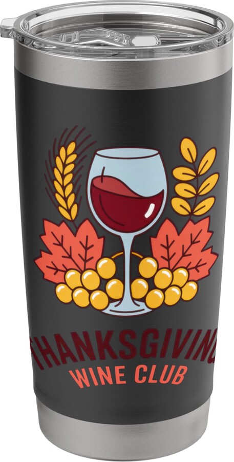 Harvest Wine Collective Tribe Thanksgiving Wine Thanksgiving Wine Club for Wine Lovers Enjoying Thanksgiving Stainless Steel Insulated Tumbler