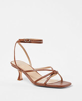 Thumbnail for your product : Ann Taylor Knotted Strappy Leather Sandals