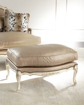 Thumbnail for your product : Old Hickory Tannery Dusk Leather Bergere Ottoman