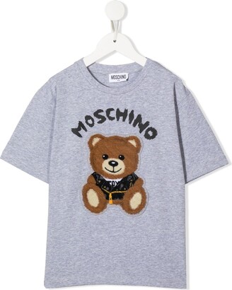 MOSCHINO BAMBINO Teddy Bear-detail T-shirt