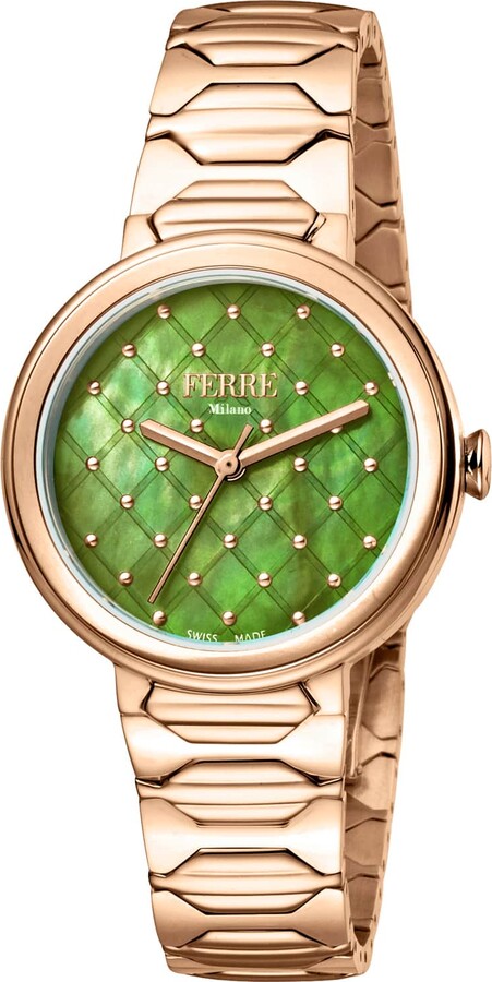 Ferré Milano Women's Green dial Watch