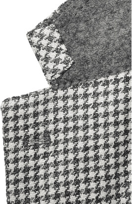 De Petrillo - Posillipo Slim-Fit Houndstooth Wool and Linen-Blend Blazer - Men - Gray