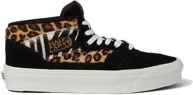 Vans Leopard Zebra Detailed Lace-Up Sneakers - ShopStyle