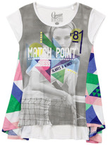 Thumbnail for your product : GUESS Printed viscose jersey top