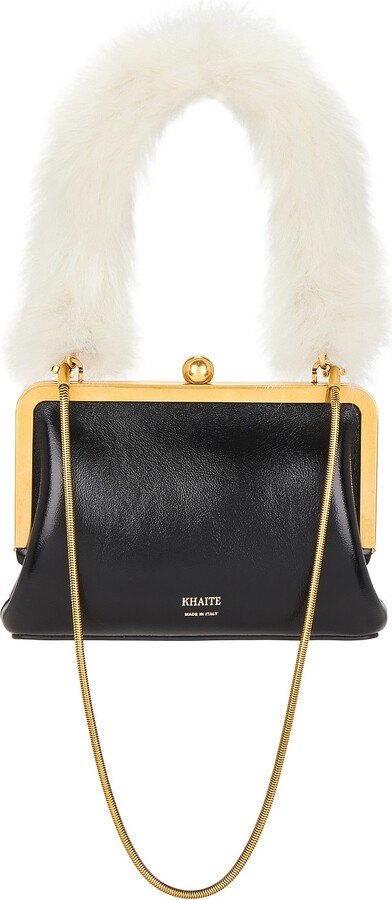 KHAITE Lilith Small Evening Bag in Black