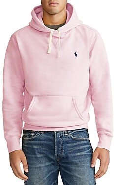 pink polo hoodie mens