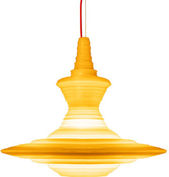 Innermost Stupa 1 - Light Unique / Statement Geometric Pendant