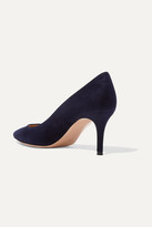 Thumbnail for your product : Gianvito Rossi 70 Suede Pumps - Navy