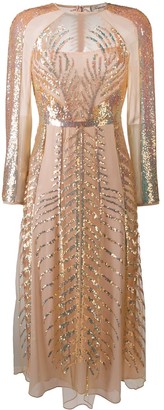 Temperley London Dusk sequin-embellished silk dress
