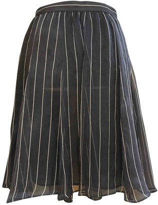 Thierry Mugler Black Silk Skirt for Women